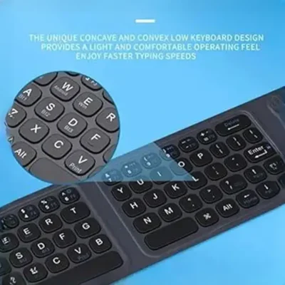کیبورد تاشو بلوتوثی کوتسی Coteci Folding Keyboard TRI-MODE OF-051 6