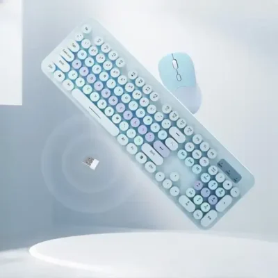 موس و کیبورد بی سیم کوتسی Coteci Keyboard Set OF-054 6