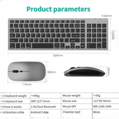موس و کیبورد کوتسی Coteci Keyboar & Mouse OF-045 2