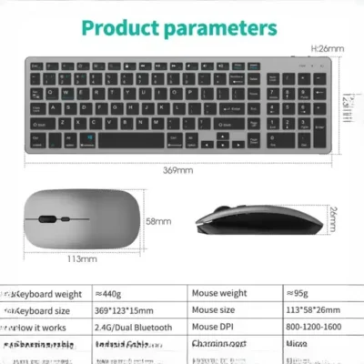 موس و کیبورد کوتسی Coteci Keyboar & Mouse OF-045 7
