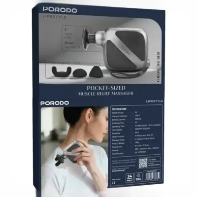 ماساژور پرودو Porodo Lifestyle Pocket-Sized Muscle Relief Massager PDLFSTSM451GY 7