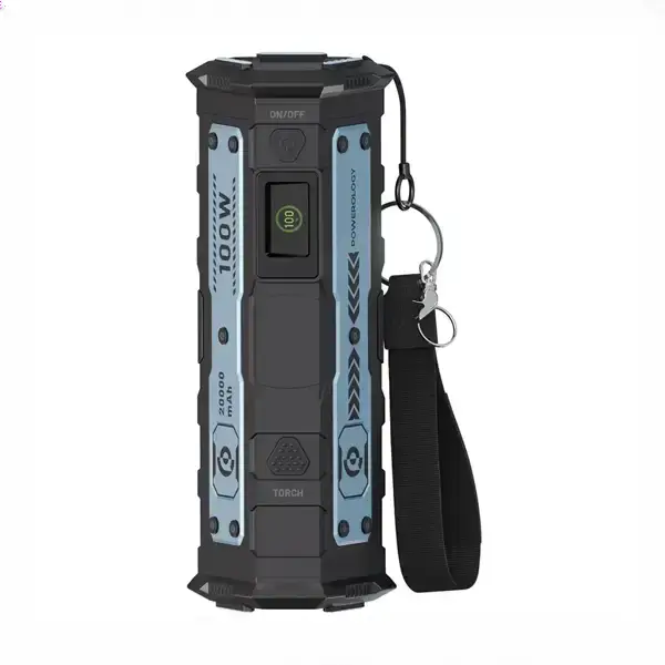 پاوربانک 20000 با چراغ قوه پاورولوژی Powerology TorchPower PPBCHA91BK