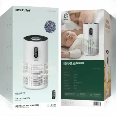 دستگاه تصفیه هوا گرین لاین Green Lion Compact Air Purifier GNCMPAIRPRWH 4