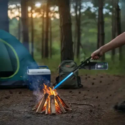 مشعل ضد باد گرین لاین Green Lion Fire Flame Windproof Lighter GNFIRFLMEXBK 6