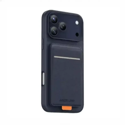 قاب با جاکارتی آیفون 17 پرو مکس گرین لاین Green Lion MasgSafe Regal Case GNRLMG17PMBL 17 Pro Max 3