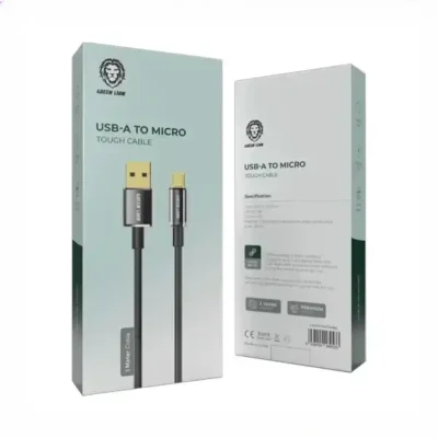 کابل شارژ میکرو 1 متر گرین لاین Green Lion USB-A to Micro Tough Cable GNTPTGHATMBK