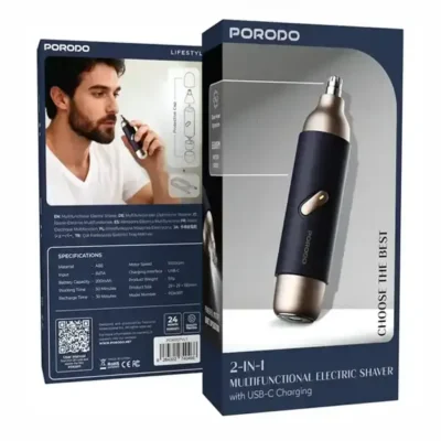 ماشین اصلاح دوکاره پرودو Porodo 2-In-1 Multifunctional Electric Shaver PDK007VLT 5