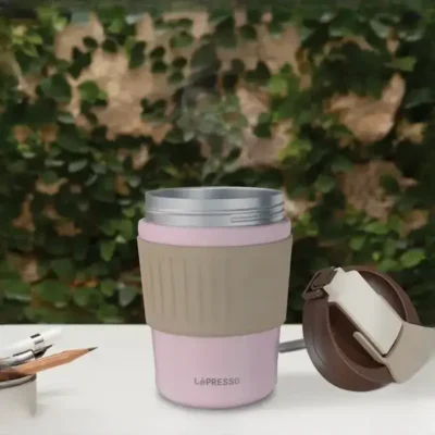ماگ مسافرتی لپرسو Lepresso Morningscape Tumbler Mug Dual SipL PPBCFFCGY 6