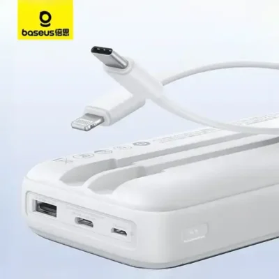 پاوربانک 22.5 وات 20000 با کابل متصل بیسوس Baseus Enerfill Power Bank PPJP312 2