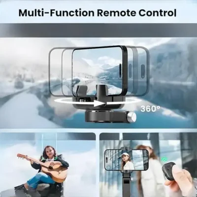 گیمبال و استبلایزر با قابلیت ردیابی 360 درجه RTAKO AI Tracking Anti-Shake Gimbal Stabilizer Q19 2
