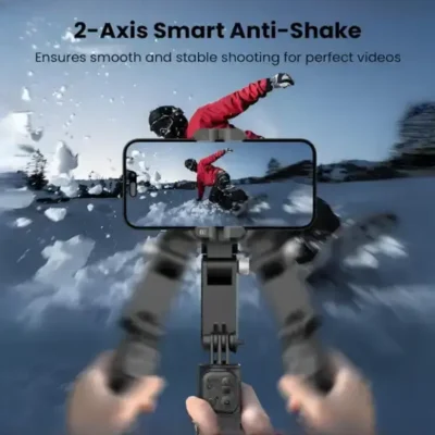 گیمبال و استبلایزر با قابلیت ردیابی 360 درجه RTAKO AI Tracking Anti-Shake Gimbal Stabilizer Q19 4