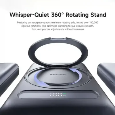 پاوربانک وایرلس مگنتی 10000 مک دودو Mcdodo Meta Ultra-Thin Magnetic Power Bank MC-8371 2