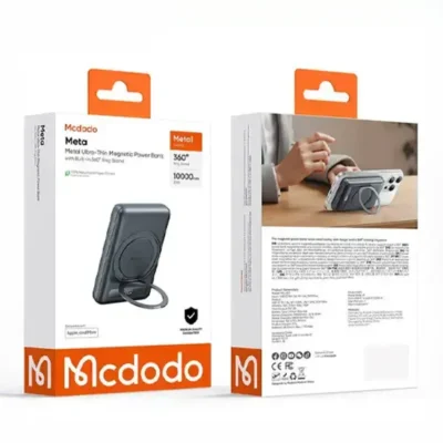 پاوربانک وایرلس مگنتی 10000 مک دودو Mcdodo Meta Ultra-Thin Magnetic Power Bank MC-8371 8