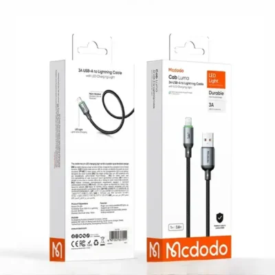 کابل شارژ لایتنینگ 2 متر مک دودو Mcdodo Cab Luma USB-A To Lightning Cable CA-6541 6