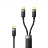 کابل سه سر تایپ سی با بدنه مگنتی مک دودو Mcdodo Magnetic Self - Winding CA-7380