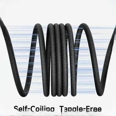 کابل سه سر تایپ سی با بدنه مگنتی مک دودو Mcdodo Magnetic Self - Winding CA-7380 4