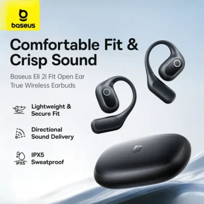 هندزفری بلوتوث القایی بیسوس Baseus Eli 2i Fit Open-Ear True Wireless Earbuds A0102604 5