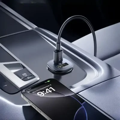 شارژر فندکی دو پورت 30 وات بیسوس Baseus GoTrip DP1 Car Charger BS-C15C1 4