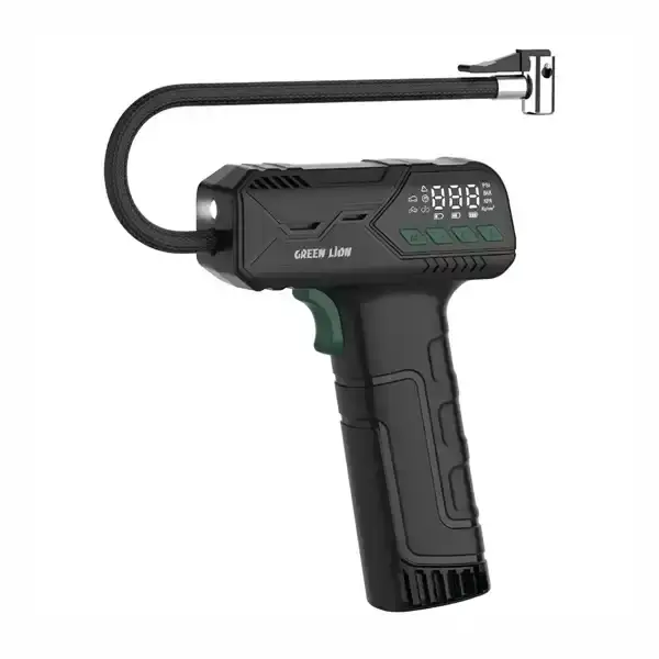 پمپ باد شارژی گرین لاین Green Lion Hyper Air Portable Tire Inflator GNHYINFTRBK