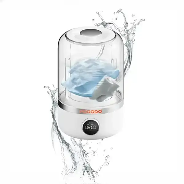 ماشین لباس شویی مینی 1.2 لیتر پرودو Porodo Lifestyle Cordless Mini Washing Machine PDLFST192WH
