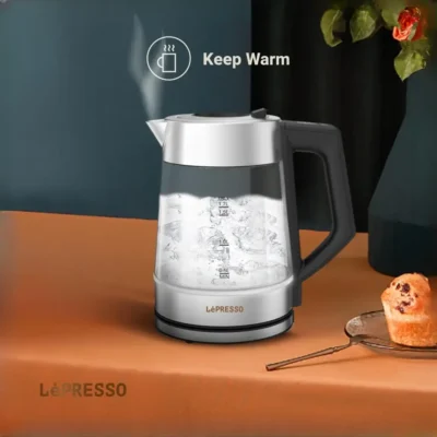 کتری برقی لپرسو LePresso Multi-Temperature Illuminated Glass Kettle LPCFFM0008 11