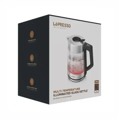 کتری برقی لپرسو LePresso Multi-Temperature Illuminated Glass Kettle LPCFFM0008 4