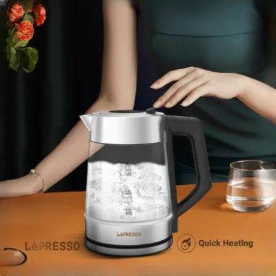 کتری برقی لپرسو LePresso Multi-Temperature Illuminated Glass Kettle LPCFFM0008 5