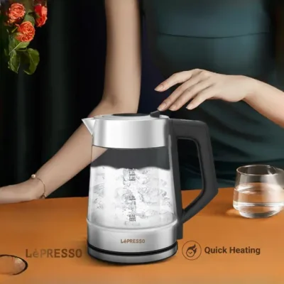 کتری برقی لپرسو LePresso Multi-Temperature Illuminated Glass Kettle LPCFFM0008 6