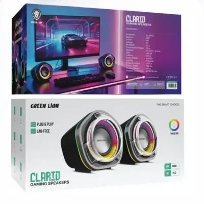 اسپیکر گیمینگ گرین لاین Green Lion Clario Gaming Speakers GNCLGAMSPBK 2