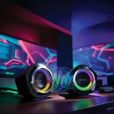 اسپیکر گیمینگ گرین لاین Green Lion Clario Gaming Speakers GNCLGAMSPBK 3