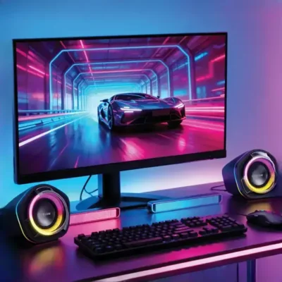 اسپیکر گیمینگ گرین لاین Green Lion Clario Gaming Speakers GNCLGAMSPBK 4