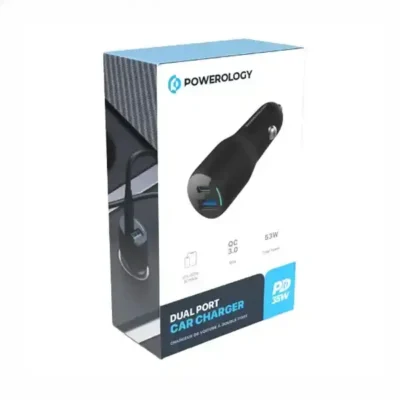 شارژر فندکی 2 پورت 35 وات پاورولوژی Powerology LED Dual Ports Car Charger PCCSR012 3
