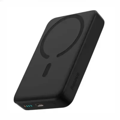 پاور بانک 10000 وایرلس 15 وات و تایپ سی 30 وات بیسوس Baseus PPCXM1030 Magnetic Mini Power Bank 2