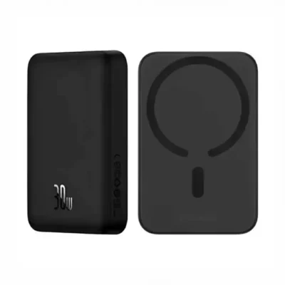 پاور بانک 10000 وایرلس 15 وات و تایپ سی 30 وات بیسوس Baseus PPCXM1030 Magnetic Mini Power Bank 4