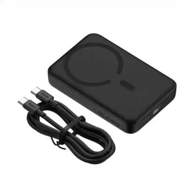 پاور بانک 10000 وایرلس 15 وات و تایپ سی 30 وات بیسوس Baseus PPCXM1030 Magnetic Mini Power Bank 5