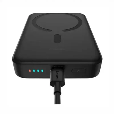 پاور بانک 10000 وایرلس 15 وات و تایپ سی 30 وات بیسوس Baseus PPCXM1030 Magnetic Mini Power Bank 6