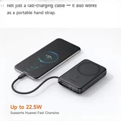 پاوربانک وایرلس 10000 با کابل متصل تایپ سی مک دودو Mcdodo Uni-Power Power Bank MC-865 3