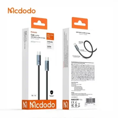 کابل دو سر تایپ سی 240 وات 1.8 متر مک دودو Mcdodo Cab Luma CA-7083 6