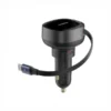 شارژ فندکی 60 وات با کابل جمع شونده بیسوس Baseus Enjoyment Pro Car Charger C0203100
