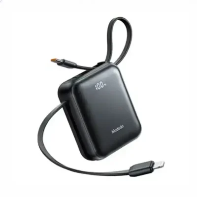 پاوربانک 22.5 وات 10000 با کابل متصل مک دودو Mcdodo MiniKit Power Bank MC-862