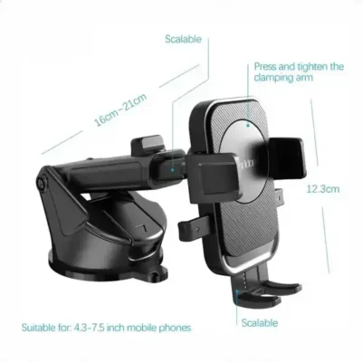 هولدر موبایل ارلدم Earldom Car Holder Suctioncup EH263 2