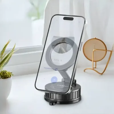 هولدر مگنتی وکیومی ارلدم Earldom agnet Suction Cup Phone Holder EH308 3