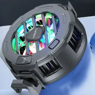 فن خنک کننده موبایل ارلدم Earldom Magnetic Rapid Cooling Fan F19 2