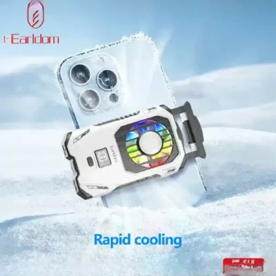 فن خنک کننده شارژی ارلدم Earldom Phone Cooling Bracket F15 7