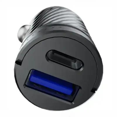 شارژر فندکی 36 وات دو پورت پاورلوژی Powerology Pico Dual-Port Car Charger PCCSR023BK 2