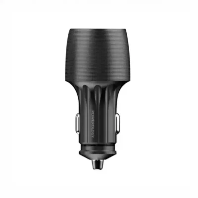شارژر فندکی 66 وات دو پورت پاورولوژی Powerology VeloxCar Charger PCCSR021BK 4