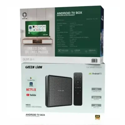 اندروید باکس گرین لاین Green Lion Android TV Box 4K with Remote Control GNANDTVBOXBK 2