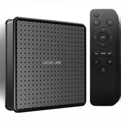 اندروید باکس گرین لاین Green Lion Android TV Box 4K with Remote Control GNANDTVBOXBK