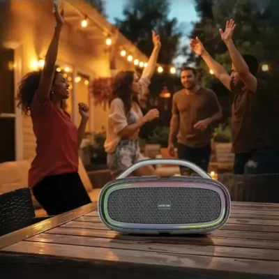 اسپیکر بلوتوثی 100 وات گرین لاین Green Lion Beam Plus Wireless Speaker GNBMPLSSPBK 3