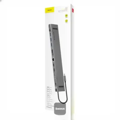 هاب تایپ سی 11 پورت بیسوس Baseus Elitejoy 11-Port Type-C Hub Adapter CATSX-G0G 7